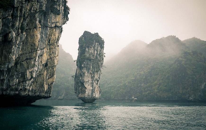 Is It Beautiful to Cruise on a Foggy Day in Halong Bay?